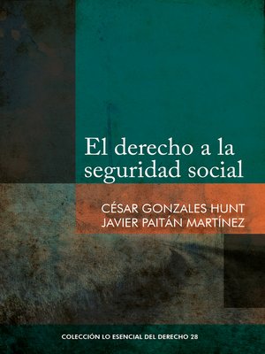 cover image of El derecho a la seguridad social